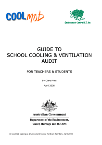 School Cooling and Ventilation Audit