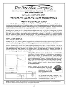 TRIM SYSTEM INSTRUCTIONS