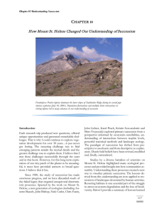 How Mount St. Helens Changed Our Understanding of Succession