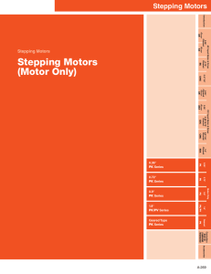 Stepper Motor Only Catalog