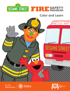 Fire Safety Color and Learn Book
