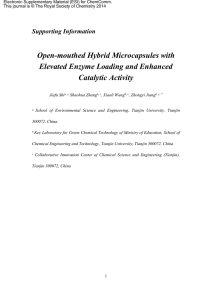Supporting Information Open-mouthed Hybrid Microcapsules with