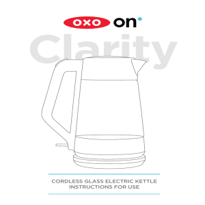CORDLESS GLASS ELECTRIC KETTLE INSTRUCTIONS FOR USE