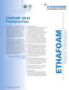 ETHAFOAM™ 220 AS Polyethylene Foam
