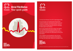 Atrial Fibrillation Your quick guide