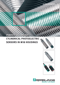 Perfect all round - Cylindrical photoelectric sensors