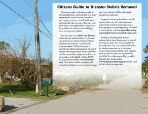 Citizens Guide to Disaster Debris Removal
