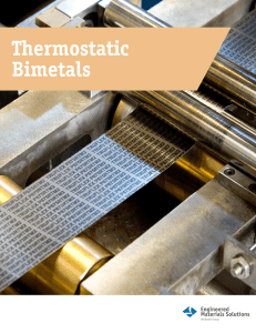 Thermostatic Bimetals - Wickeder Westfalenstahl GmbH
