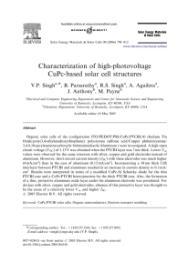 Characterization of high-photovoltage CuPc