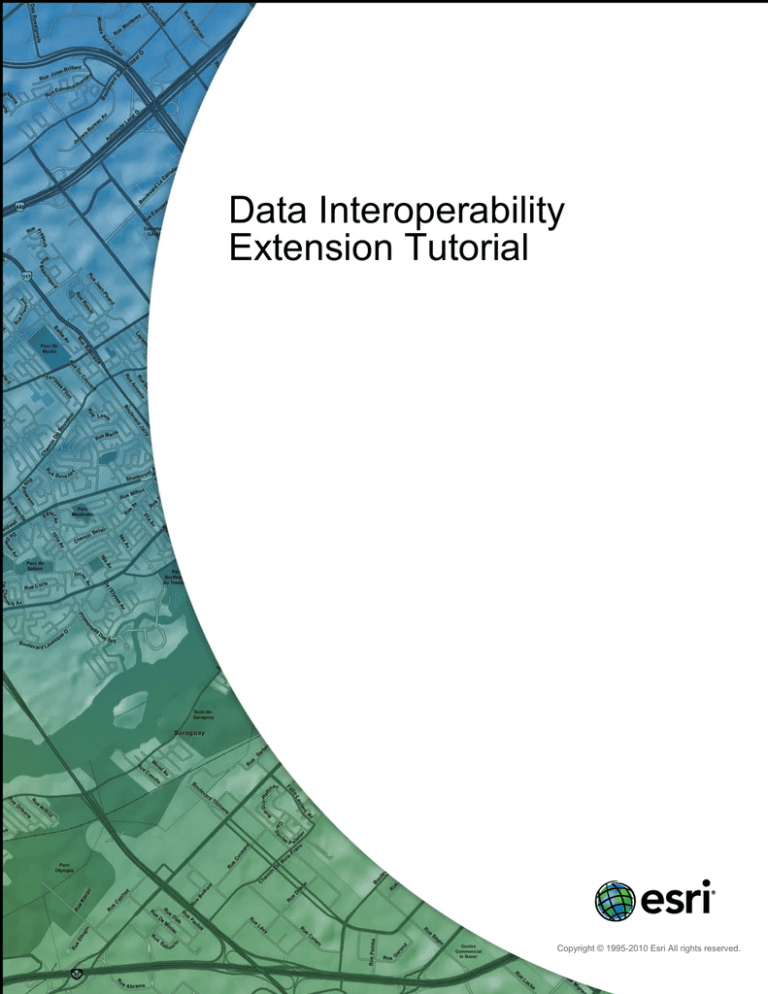 Data Interoperability Extension Tutorial