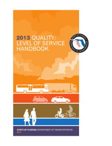 2013 Quality/Level of Service Handbook