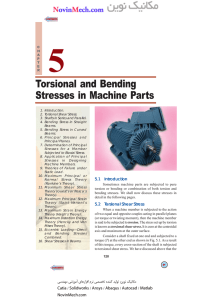 Torsional and Bending Stresses in Machine Parts