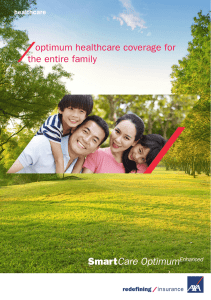SmartCare Optimum Enhanced Brochure - Singapore