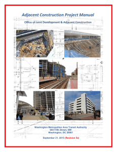 Adjacent Construction Project Manual
