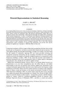 Pictorial representations in statistical reasoning
