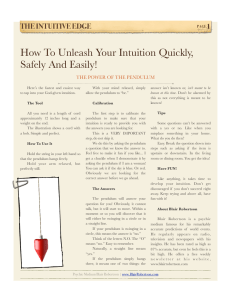 How To Unleash Your Intuition Quickly, Safely And Easily!