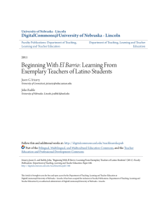 Learning From Exemplary Teachers of Latino Students