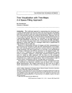 Tree Visualization with Tree-Maps: 2-d Space
