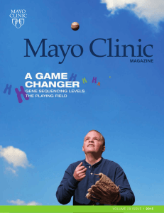 Mayo Clinic Magazine - Vol. 29, No. 1, 2015, Issue 1 - MC2386-2901