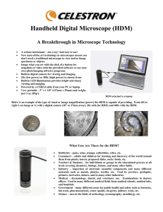 Handheld Digital Microscope (HDM)