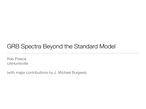 GRB Spectra Beyond the Standard Model