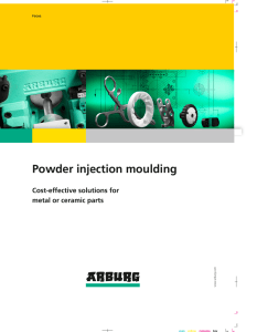 Powder injection moulding