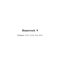 PHY 240 Homework 9