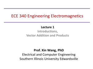 Lecture 1 - Southern Illinois University Edwardsville