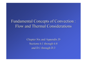 Fundamental Concepts of Convection : Flow and Thermal