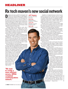Rx tech maven`s new social network