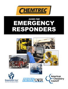 GUIDE FOR EMERGENCY RESPONDERS