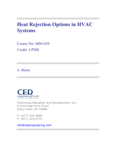 Heat Rejection Options