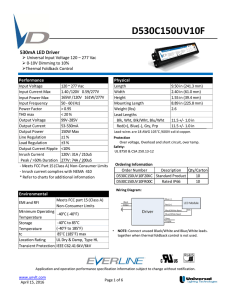 D530C150UV10F - Universal Lighting Technologies