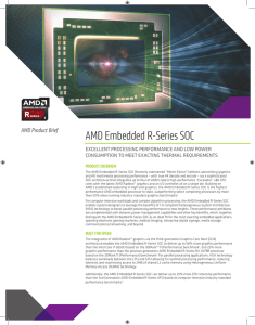 AMD Product Brief: AMD Embedded R