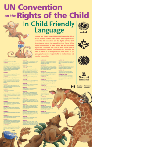 UN Convention Rights of the Child In Child Friendly Language