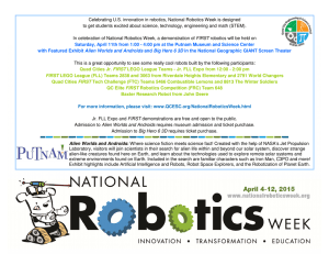 Celebrating U.S. innovation in robotics, National Robotics Week is