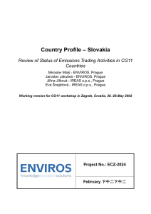 Country Profile – Slovakia