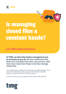 Is managing closed files a constant hassle?