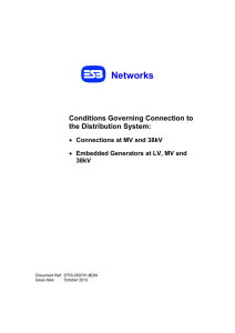 Conditions Governing Connection to the Distribution