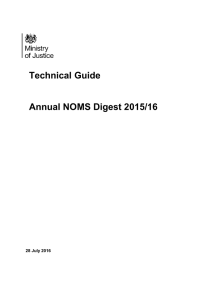 Technical Guide Annual NOMS Digest 2015/16