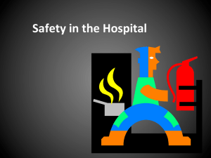 Basic Fire Safety and Hospital Codes PowerPoint