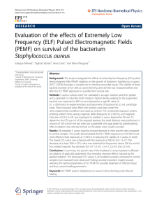 Evaluation of the effects of Extremely Low Frequency (ELF) Pulsed