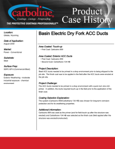Basin Electric Dry Fork ACC Ducts