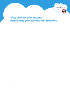 8 key plays for sales success: transforming your