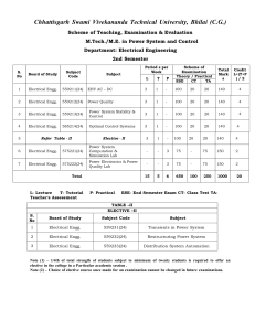2nd Semester - Chhattisgarh Swami Vivekanand Technical University