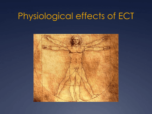 Physiological effects of ECT