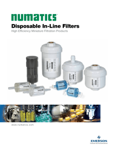 Disposable In-Line Filters