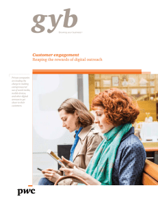 Customer engagement Reaping the rewards of digital outreach