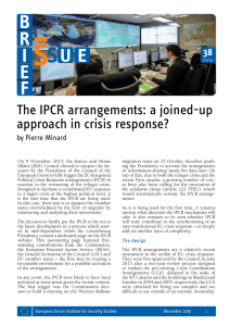 The IPCR arrangements: a joined-up approach in crisis response?