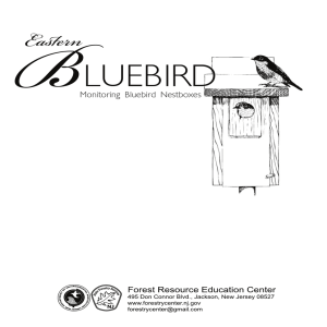 Bluebird Nestbox Trail guide.
